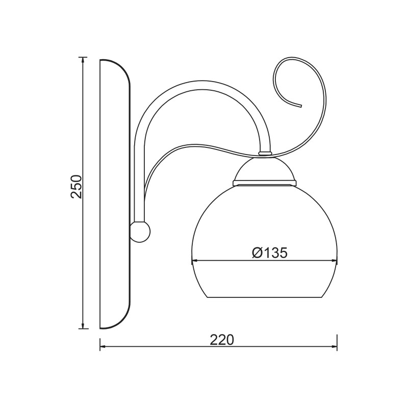 ΕΠΙΤΟΙΧ 1ΧΕ27 ΜΕΤΑΛ ΠΑΤΙΝ ΛΕΥΚ ΧΡΥΣ+ΟΠΑΛ ΓΥΑΛ 13,5Χ25,2Χ22CM FOYER ΕΠΙΤΟΙΧ 1ΧΕ27 ΜΕΤΑΛ ΠΑΤΙΝ ΛΕΥΚ ΧΡΥΣ+ΟΠΑΛ ΓΥΑΛ 13,5Χ25,2Χ22CM FOYER
