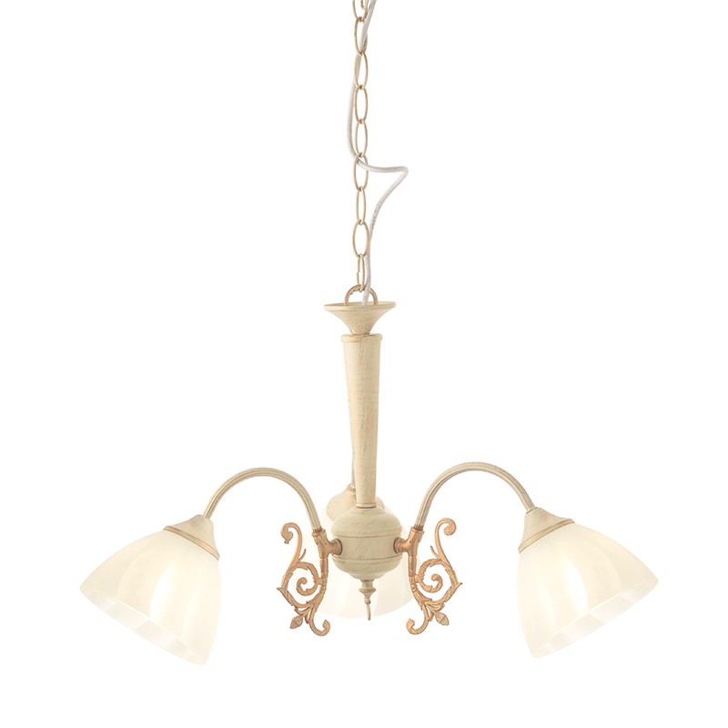 ΚΡΕΜΑΣΤΟ Φ/Σ 3XE14 ΠΑΤΙΝΑ - ΛΕΥΚΟ ΓΥΑΛΙ Φ61cm PERONE ΚΡΕΜΑΣΤΟ Φ/Σ 3XE14 ΠΑΤΙΝΑ - ΛΕΥΚΟ ΓΥΑΛΙ Φ61cm PERONE