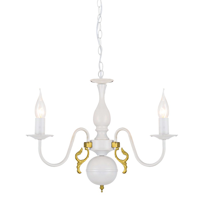 NETTO ΚΡΕΜΑΣΤΟ Φ/Σ 3ΧΕ14 ΜΕΤΑΛΛΙΚΟ ΠΑΤΙΝΑ ΧΡΥΣΟ  Φ50ΧH93,5CM VELVET