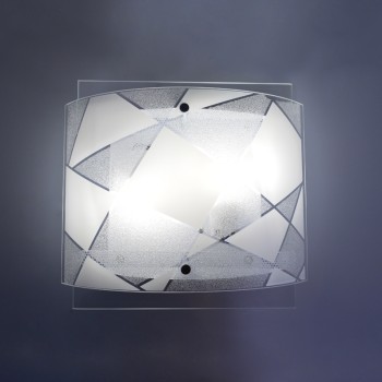 NETTO ΕΠΙΤΟΙΧ/ΟΡΟΦ 2ΧΕ27 ΛΕΥΚ/ΔΙΑΦ/ΚΡΥΣΤ ΔΙΠΛΟ ΓΥΑΛ 31Χ29Χ10,8CM