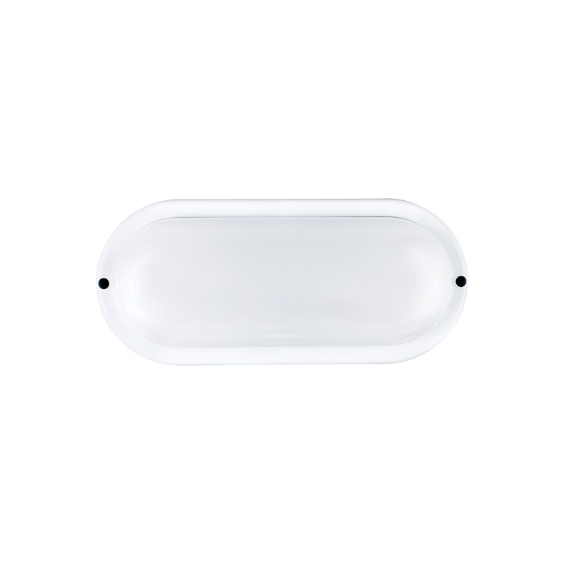 LED PC WHITE WALL LUMINAIRE 230V AC IP65 20W 1800lm 6000K 110° Ra80