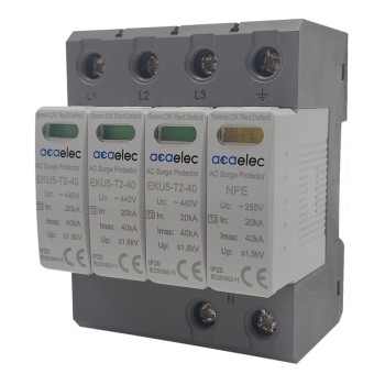 SPD Surge Protection T2 Type 3p+n 40kA