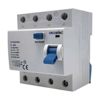 RCCB 4x40A 300mA 4M AC-Type