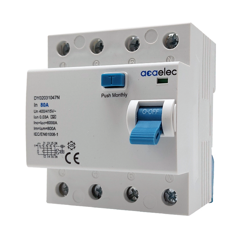 RCCB 4x80A 30mA 4M A-Type