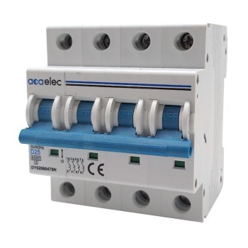 MCB 4P C25 6KA 4M