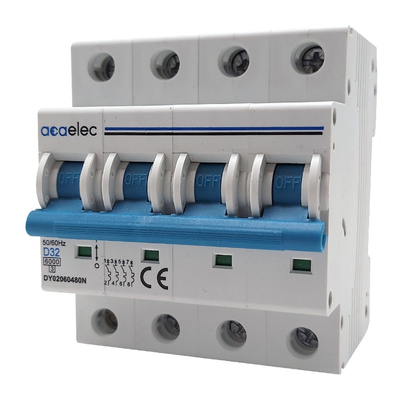 MCB 4P C32 6KA 4M MCB 4P C32 6KA 4M