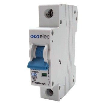 MCB 1P D20 6KA 1M