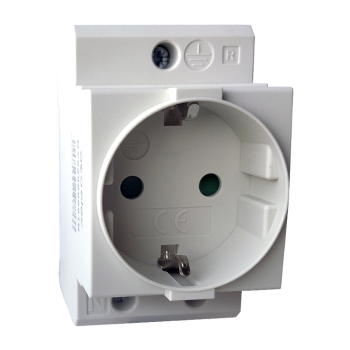 DIN RAIL SOCKET Schuko-2P+E 16A  2,5M