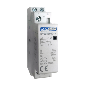 CONTACTOR 20A 2NO 230V 1M