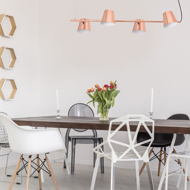 NETTO ΚΡΕΜΑΣΤΟ Φ/Σ 4ΧΕ14 ΧΑΛΚΙΝΟ ΜΕΤΑΛΛΙΚΟ 27Χ102ΧΗ120CM AYRAN