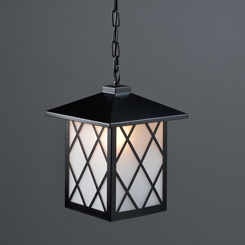 NETTO ΚΡΕΜΑΣΤΟ Φ/Σ 1ΧΕ27 ΜΕΤΑΛΛΙΚΟ ΜΑΥΡΟ+ΓΥΑΛΙ 26Χ26ΧΗ120CM