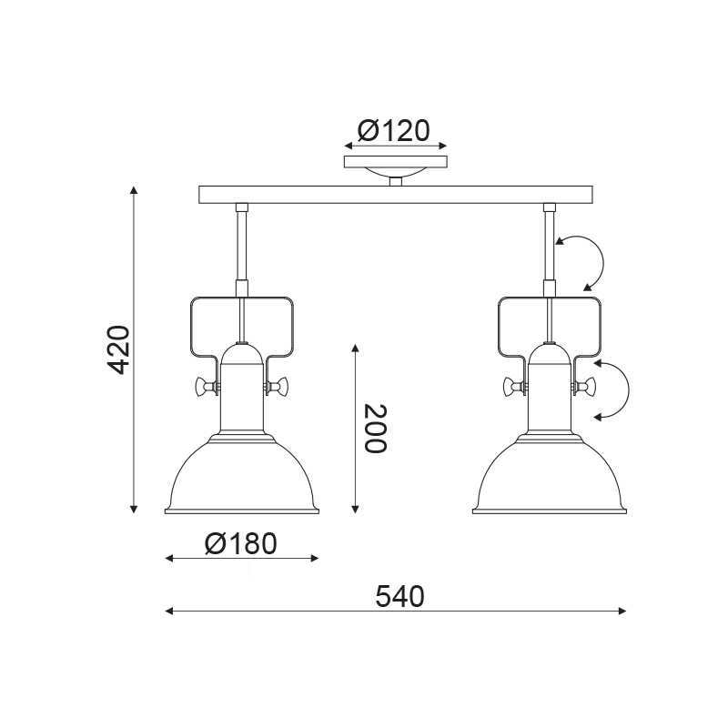 ^ΟΡΟΦΗΣ Φ/Σ 2ΧΕ27 ΜΕΤΑΛΛΙΚΟ ΜΑΥΡΟ Φ18X54XH41cm RIVIERA ^ΟΡΟΦΗΣ Φ/Σ 2ΧΕ27 ΜΕΤΑΛΛΙΚΟ ΜΑΥΡΟ Φ18X54XH41cm RIVIERA