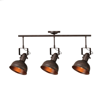 NETTO ΟΡΟΦΗΣ Φ/Σ 3ΧΕ27 ΜΕΤΑΛΛΙΚΟ ΣΚΟΥΡΙΑ Φ18X80XH41cm RIVIERA