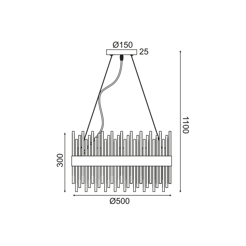 ^ΚΡΕΜΑΣΤΟ Φ/Σ 12XG9 ΚΡΥΣΤΑΛΛΟ + ΟΡΕΙΧΑΛΚΟ ΜΕΤ/ΚΟ D50XH110CM DYNASTY ^ΚΡΕΜΑΣΤΟ Φ/Σ 12XG9 ΚΡΥΣΤΑΛΛΟ + ΟΡΕΙΧΑΛΚΟ ΜΕΤ/ΚΟ D50XH110CM DYNASTY