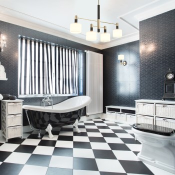 ^ΚΡΕΜΑΣΤΟ Φ/Σ 4ΧΕ14 ΧΡΥΣΟ/ΜΑΥΡΟ ΜΕΤΑΛΛΙΚΟ+ΛΕΥΚΑ ΑΜΠΑΖΟΥΡ D100XH83CM  MIZAR