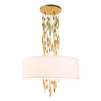 ^ΚΡΕΜΑΣΤΟ Φ/Σ 5ΧΕ14 CASCADA ΧΡΥΣΟ ΜΕΤ/ΚΟ + ΛΕΥΚΟ ΥΦΑΣΜΑ D60XH100CM