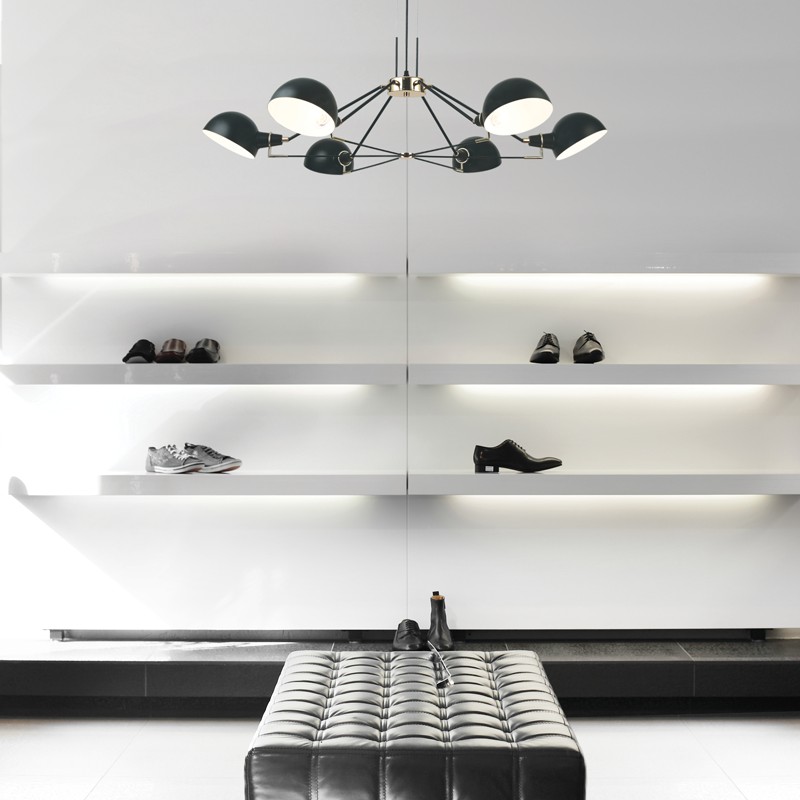 NETTO ΚΡΕΜΑΣΤΟ Φ/Σ 6ΧΕ14 ΜΑΥΡΟ ΜΕΤΑΛΛΙΚΟ D100ΧH100CM CLOTHO