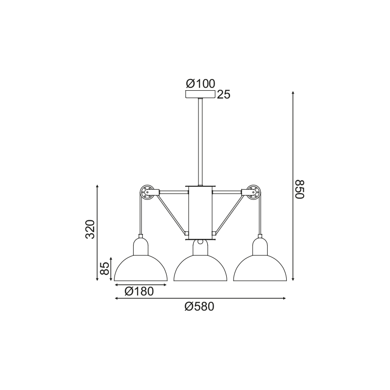 NETTO ΚΡΕΜΑΣΤΟ Φ/Σ 3ΧΕ14 ΓΚΡΙ/ΛΕΥΚΟ ΜΕΤΑΛΛΙΚΟ D58XH85CM CEZANNE NETTO ΚΡΕΜΑΣΤΟ Φ/Σ 3ΧΕ14 ΓΚΡΙ/ΛΕΥΚΟ ΜΕΤΑΛΛΙΚΟ D58XH85CM CEZANNE