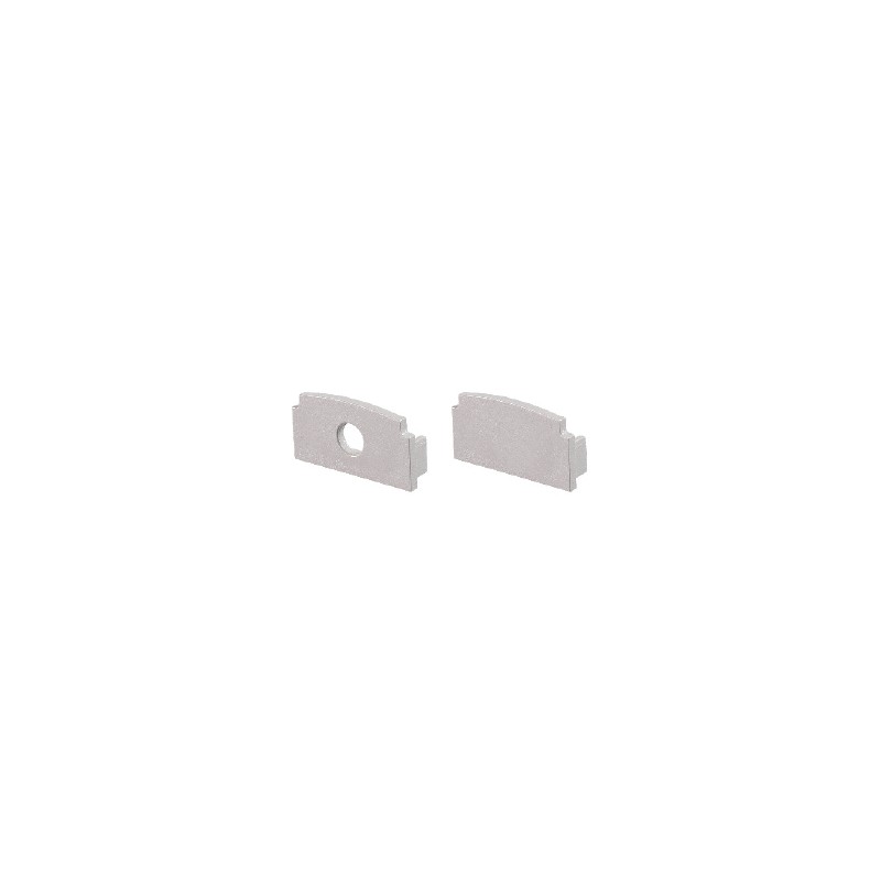 SET OF GREY PLASTIC END CAPS FOR P125 1PC WITH HOLE & 1PC WITHOUT HOLE SET OF GREY PLASTIC END CAPS FOR P125 1PC WITH HOLE & 1PC WITHOUT HOLE