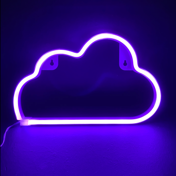 ΣΥΝΝΕΦΟ, 48 NEON LED ΛΑΜΠΑΚΙΑ ΜΕ ΜΠΑΤΑΡΙΑ (3xAA)/USB, ΜΩΒ, IP20, 29.5x2x18.5cm ΣΥΝΝΕΦΟ, 48 NEON LED ΛΑΜΠΑΚΙΑ ΜΕ ΜΠΑΤΑΡΙΑ (3xAA)/USB, ΜΩΒ, IP20, 29.5x2x18.5cm