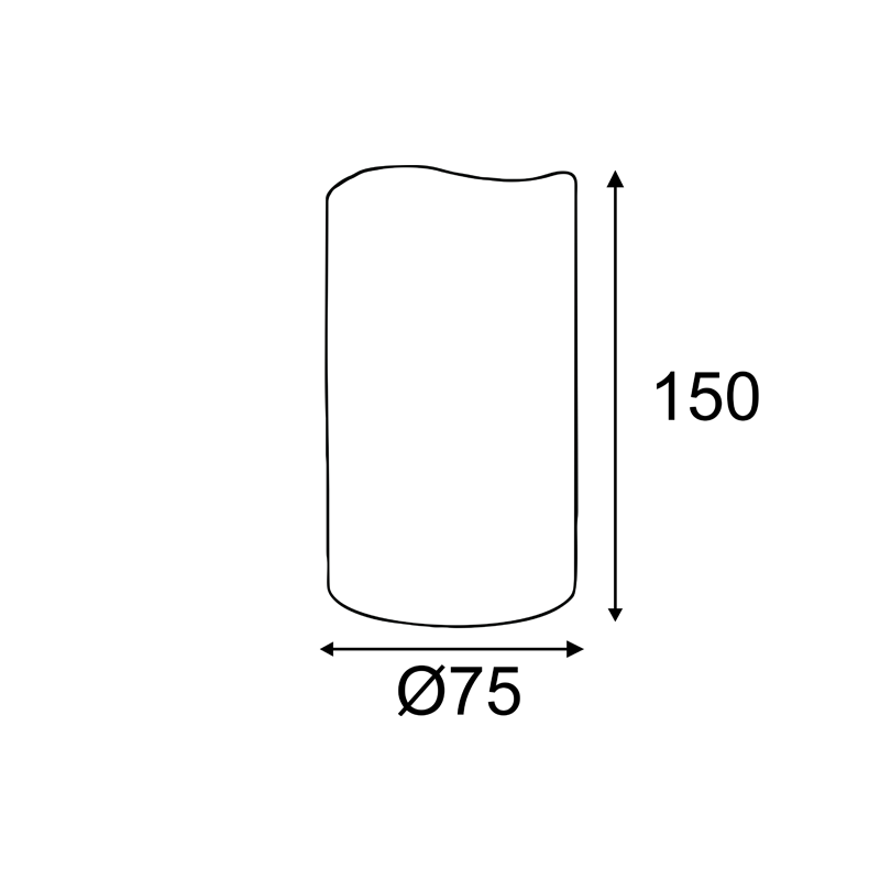 ^ ΛΕΥΚΟ ΚΕΡΙ, 1  LED ΛΑΜΠ ΜΠΑΤ(2xAA) & ΟΝ/ΟFF IR ΤΗΛΕΧ., ΘΕΡΜΟ ΛΕΥΚΟ, IP20, φ7.5x15cm ^ ΛΕΥΚΟ ΚΕΡΙ, 1  LED ΛΑΜΠ ΜΠΑΤ(2xAA) & ΟΝ/ΟFF IR ΤΗΛΕΧ., ΘΕΡΜΟ ΛΕΥΚΟ, IP20, φ7.5x15cm