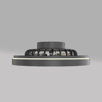 ΑΝΕΜΙΣΤΗΡΑΣ ΟΡΟΦΗΣ ΠΛΑΦΟΝΙΕΡΑ ΜΑΥΡΗ DIMMABLE DC22W Φ50 7 ΔΙΑΦΑΝH ABS ΠΤΕΡΥΓΙΑ ΤΗΛΕΧΕΙΡΙΣΤΗΡΙΟ