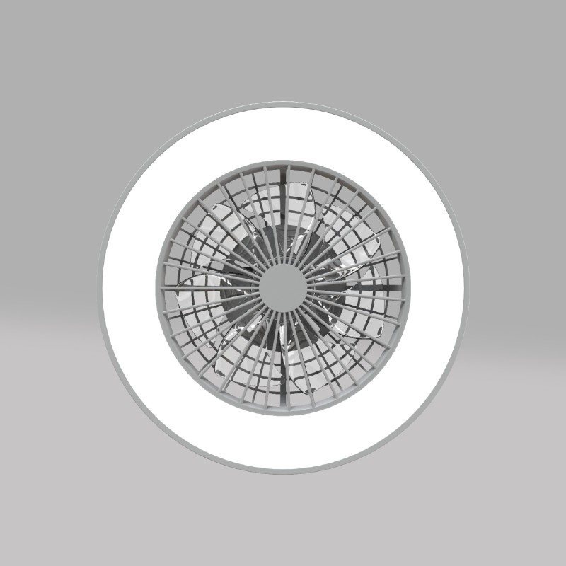 ΑΝΕΜΙΣΤΗΡΑΣ ΟΡΟΦΗΣ ΠΛΑΦΟΝΙΕΡΑ SMART ΛΕΥΚΗ DIMMABLE DC22W Φ50 7 ΔΙΑΦΑΝH ABS ΠΤΕΡΥΓΙΑ ΤΗΛΕΧΕΙΡΙΣΤΗΡΙΟ