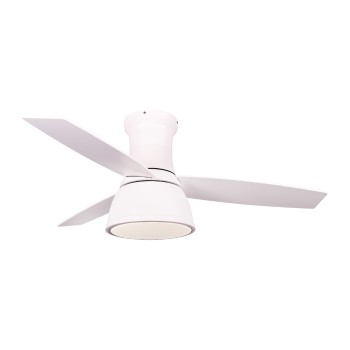  ΑΝΕΜΗΣΤΗΡΑΣ ΟΡΟΦΗΣ DIM ΜΑΤ ΛΕΥΚΟ 3 ΠΤΕΡΥΓΙΑ ΚΟΝΤΡΑ ΠΛΑΚΕ ΤΗΛΕΧΕΙΡΙΣΤΗΡΙΟ ΧΡΟΝΟΔΙΑΚΟΠΤΗ 22W CCT 35W