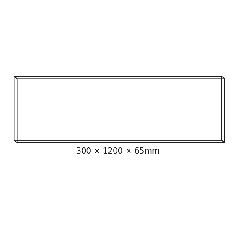 CEILING ALUM FRAME 30x120x6.5cm FOR OTIS*N, ROVE, DEBA & TREGO LED PANELS (WITH SCREWS) CEILING ALUM FRAME 30x120x6.5cm FOR OTIS*N, ROVE, DEBA & TREGO LED PANELS (WITH SCREWS)