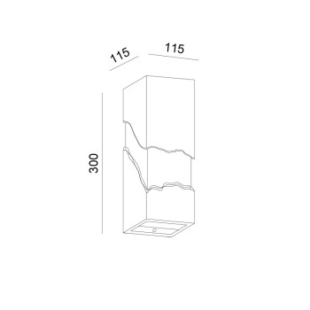 ΓΥΨΙΝΟ ΕΠΙΤΟΙΧΟ Φ/Σ ΦΥΣΙΚΟ 1XE14 MARI 120Χ120Χ300                