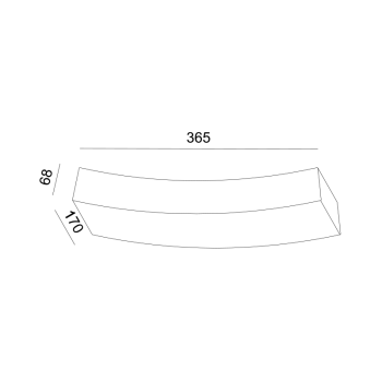 ^ΓΥΨΙΝΟ ΕΠΙΤΟΙΧΟ Φ/Σ 1XRX7S 118mm SHELF 36,5x17x6,8CM ^ΓΥΨΙΝΟ ΕΠΙΤΟΙΧΟ Φ/Σ 1XRX7S 118mm SHELF 36,5x17x6,8CM