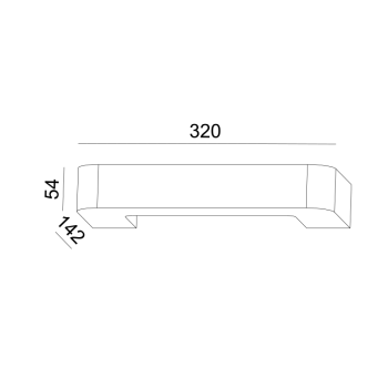 ^ΓΥΨΙΝΟ ΕΠΙΤΟΙΧΟ Φ/Σ 1XR7S118mm FOGA 32x14,2x5,4CM ^ΓΥΨΙΝΟ ΕΠΙΤΟΙΧΟ Φ/Σ 1XR7S118mm FOGA 32x14,2x5,4CM