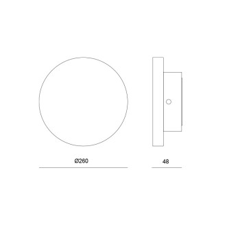 LED ΓΥΨΙΝΟ ΕΠΙΤΟΙΧΟ Φ/Σ ΦΥΣΙΚΟ 8W 570Lm 3000K Φ260Χ45 RAFA LED ΓΥΨΙΝΟ ΕΠΙΤΟΙΧΟ Φ/Σ ΦΥΣΙΚΟ 8W 570Lm 3000K Φ260Χ45 RAFA