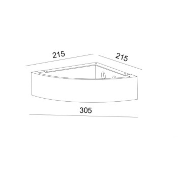 ΓΥΨΙΝΟ ΓΩΝΙΑΚΟ ΕΠΙΤΟΙΧΟ Φ/Σ ΦΥΣΙΚΟ 215Χ215 2ΧG9 CORNER           