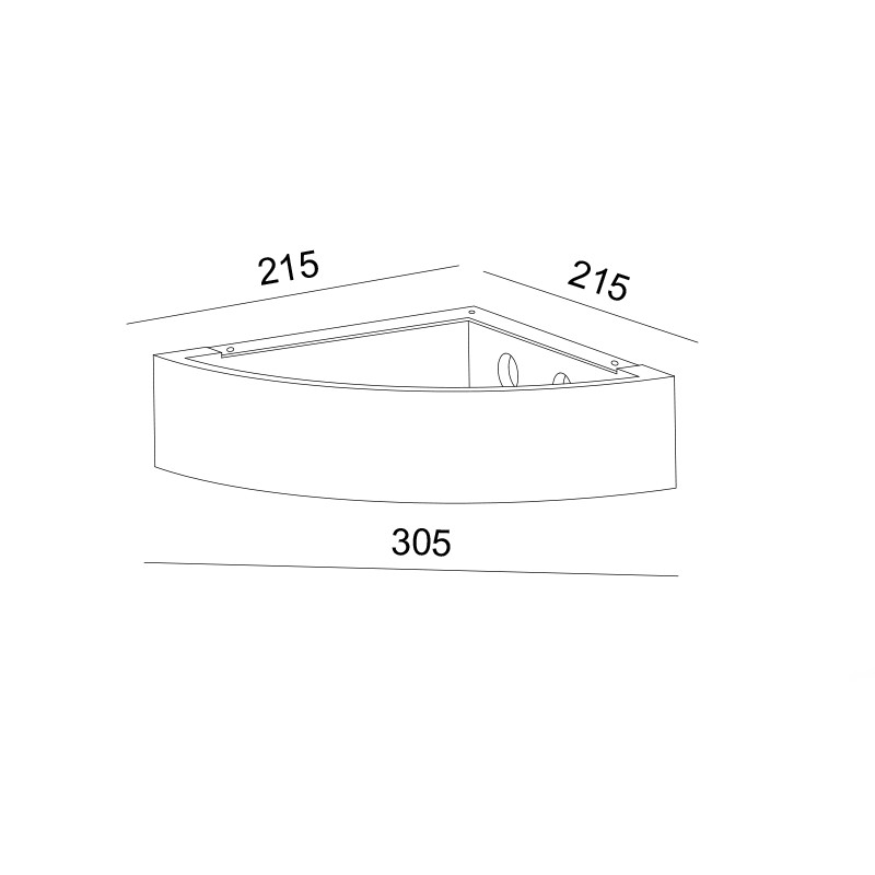 ΓΥΨΙΝΟ ΓΩΝΙΑΚΟ ΕΠΙΤΟΙΧΟ Φ/Σ ΦΥΣΙΚΟ 215Χ215 2ΧG9 CORNER           