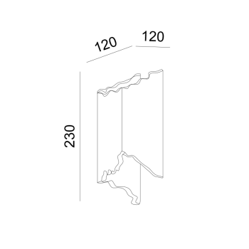 ΓΥΨΙΝΟ ΕΠΙΤΟΙΧΟ Φ/Σ ΦΥΣΙΚΟ 1XG9 MARI 120Χ120Χ200