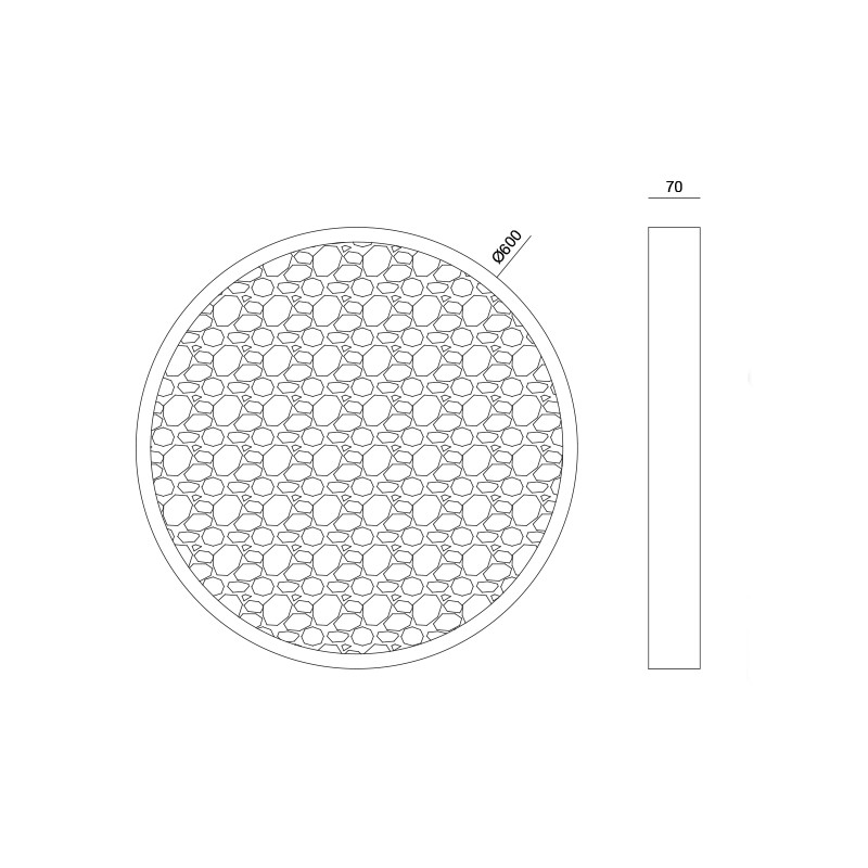 LED ΓΥΨΙΝΟ Φ/Σ ΟΡΟΦΗΣ-ΕΠΙΤΟΙΧΟ ΦΥΣΙΚΟ 32W 967Lm 3000K Φ600Χ70 MOND LED ΓΥΨΙΝΟ Φ/Σ ΟΡΟΦΗΣ-ΕΠΙΤΟΙΧΟ ΦΥΣΙΚΟ 32W 967Lm 3000K Φ600Χ70 MOND