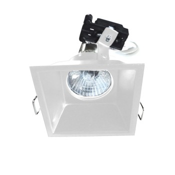 ΣΠΟΤ ΓΥΨΟΣΑΝ ΧΩΝΕΥΤΟ ΛΕΥΚΟ GU10 ΤΕΤΡΑΓ