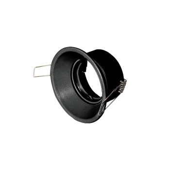 ^ ΣΠΟΤ TRIMLESS AR111 GLC ΜΟΝΟ ΜΑΥΡΟ Φ170xH92