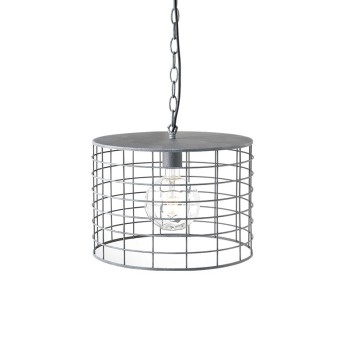 NETTO ΚΡΕΜΑΣΤΟ Φ/Σ 1ΧΕ27 ΜΕΤΑΛΛΙΚΟ ΑΠΟΧΡ.ΤΣΙΜΕΝΤΟΥ Φ23,2ΧΗ120CM DUBLIN