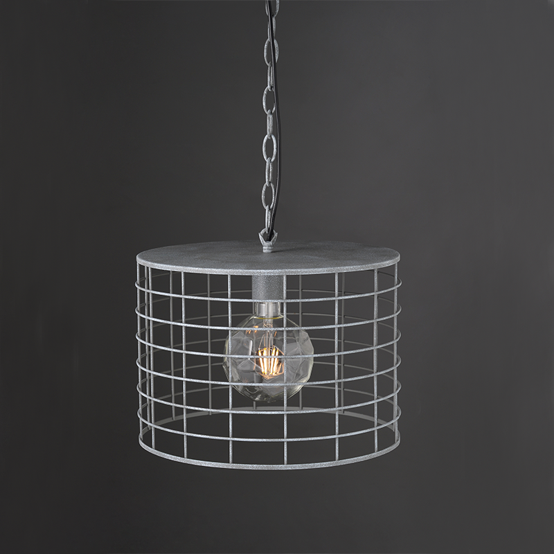 NETTO ΚΡΕΜΑΣΤΟ Φ/Σ 1ΧΕ27 ΜΕΤΑΛΛΙΚΟ ΑΠΟΧΡ.ΤΣΙΜΕΝΤΟΥ Φ23,2ΧΗ120CM DUBLIN