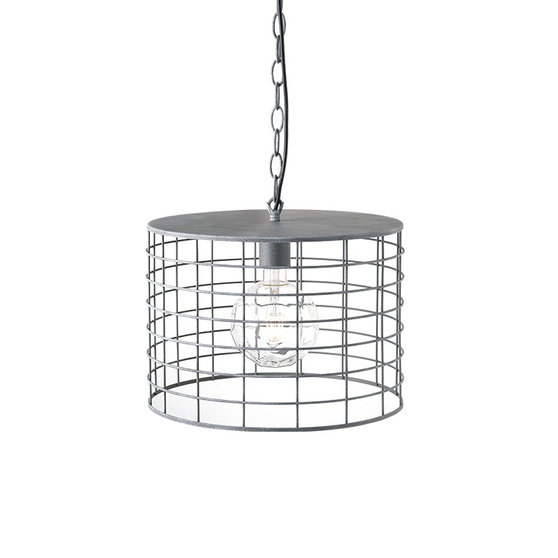 NETTO ΚΡΕΜΑΣΤΟ Φ/Σ 1ΧΕ27 ΜΕΤΑΛΛΙΚΟ ΑΠΟΧΡ.ΤΣΙΜΕΝΤΟΥ Φ23,2ΧΗ120CM DUBLIN