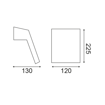 NETTO LETE 6W SMD EPISTAR LED 3000K 230V GREY