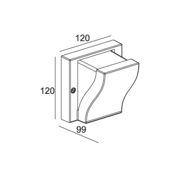 ΠΛΑΦΟΝΙΕΡΑ LED 3X1W IP44