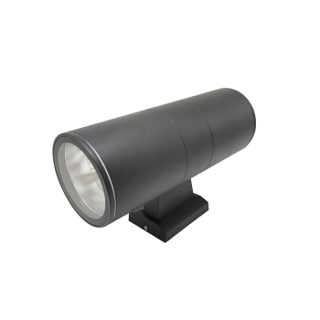 ΑΠΛΙΚΑ UP-DOWN 2XE27 IP65  ΣΚΟΥΡΟ ΑΜΜΩΔΕΣ ΓΚΡΙ RAL7016M