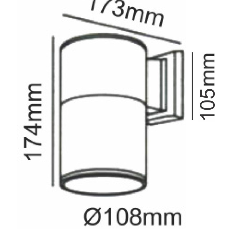 ΑΠΛΙΚΑ ΣΠΟΤ ΜΟΝΟ Ε27 IP54