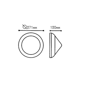 ΠΛΑΦΟΝΙΕΡΑ ΟΡΟΦΗΣ Ε27 ΝΙΚΕΛ ΜΑΤ