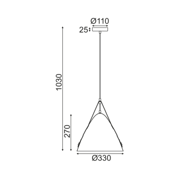 ^ΚΡΕΜΑΣΤΟ Φ/Σ 1ΧΕ27 ΛΕΥΚΟ ΜΕΤ/ΚΟ+ΔΕΡΜΑ D33XH100CM NAOMI ^ΚΡΕΜΑΣΤΟ Φ/Σ 1ΧΕ27 ΛΕΥΚΟ ΜΕΤ/ΚΟ+ΔΕΡΜΑ D33XH100CM NAOMI