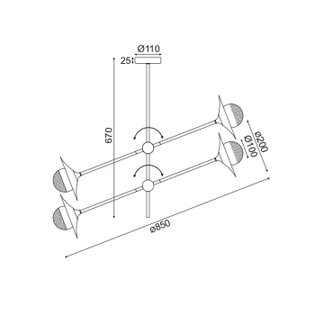 ^ΟΡΟΦΗΣ Φ/Σ 4ΧG9 ΟΡΕΙΧΑΛΚΟ/ΜΑΥΡΟ ΜΕΤ/ΚΟ + ΓΥΑΛΙ 85X81ΧΗ67CM LAYLA ^ΟΡΟΦΗΣ Φ/Σ 4ΧG9 ΟΡΕΙΧΑΛΚΟ/ΜΑΥΡΟ ΜΕΤ/ΚΟ + ΓΥΑΛΙ 85X81ΧΗ67CM LAYLA