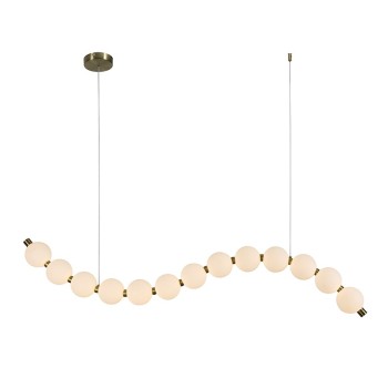 ΚΡΕΜΑΣΤΟ Φ/Σ LED 20W 1500LM 3000K IP20 ΧΡΥΣΟ ΑΛΟΥΜΙΝΙΟ + ΑΚΡΥΛΙΚΟ